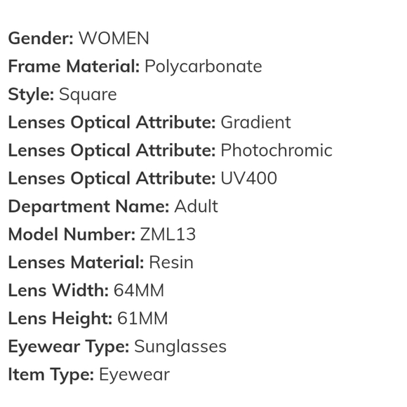 OVERSIZED EDGY SUNGLASSES😎 - Picture 4 of 4